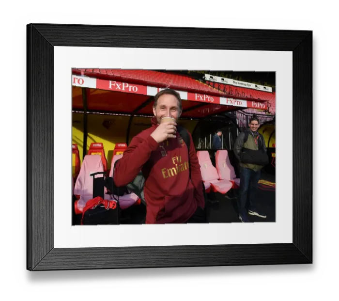 Framed Print : Arsenal vs. Watford: Premier League Battle at Vicarage Road, April 2019
