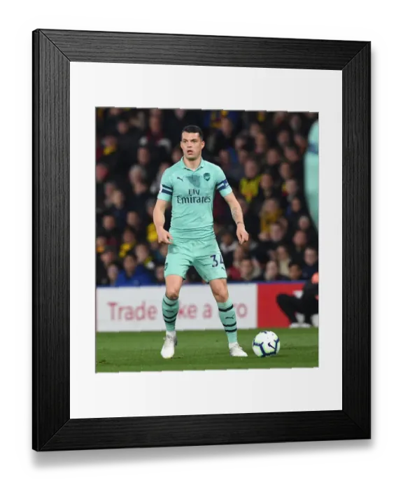 Framed Print : Premier League Showdown: Arsenal vs. Watford at Vicarage Road, April 2019