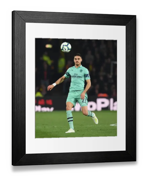 Framed Print : Mavropanos in Action: Arsenal vs. Watford, Premier League 2018-19 Framed Print : Mavropanos in Action: Arsenal vs. Watford, Premier League 2018-19