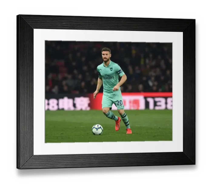 Framed Print : Premier League Showdown: Arsenal vs. Watford at Vicarage Road, April 2019