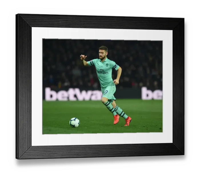 Framed Print : Arsenal vs. Watford: Premier League Battle at Vicarage Road, April 2019