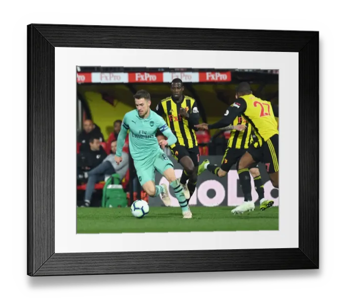 Framed Print : Premier League Showdown: Arsenal vs. Watford at Vicarage Road, April 2019 Framed Print : Premier League Showdown: Arsenal vs. Watford at Vicarage Road, April 2019