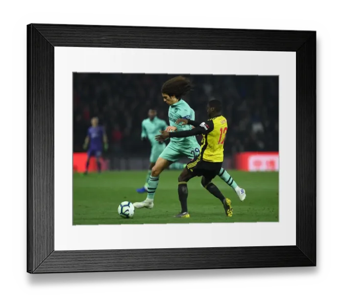 Framed Print : Arsenal vs. Watford: Premier League Showdown at Vicarage Road (April 2019)