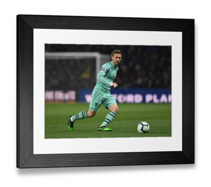 Framed Print : Nacho Monreal in Action: Arsenal vs. Watford, Premier League 2018-19 Framed Print : Nacho Monreal in Action: Arsenal vs. Watford, Premier League 2018-19