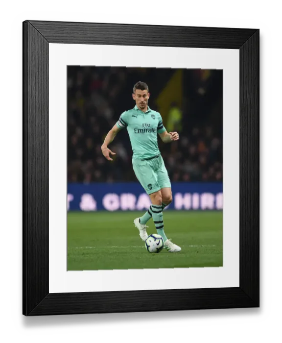 Framed Print : Laurent Koscielny in Action: Arsenal vs. Watford, Premier League 2018-19 Framed Print : Laurent Koscielny in Action: Arsenal vs. Watford, Premier League 2018-19