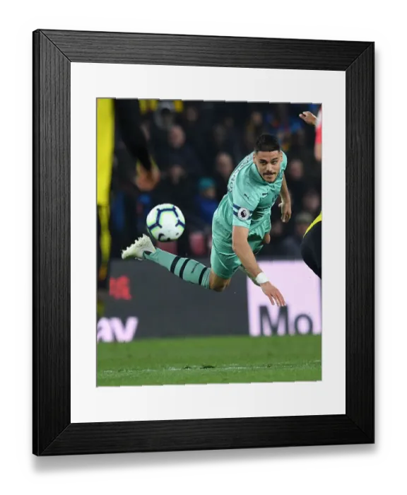 Framed Print : Mavropanos in Action: Arsenal vs. Watford, Premier League 2018-19 Framed Print : Mavropanos in Action: Arsenal vs. Watford, Premier League 2018-19