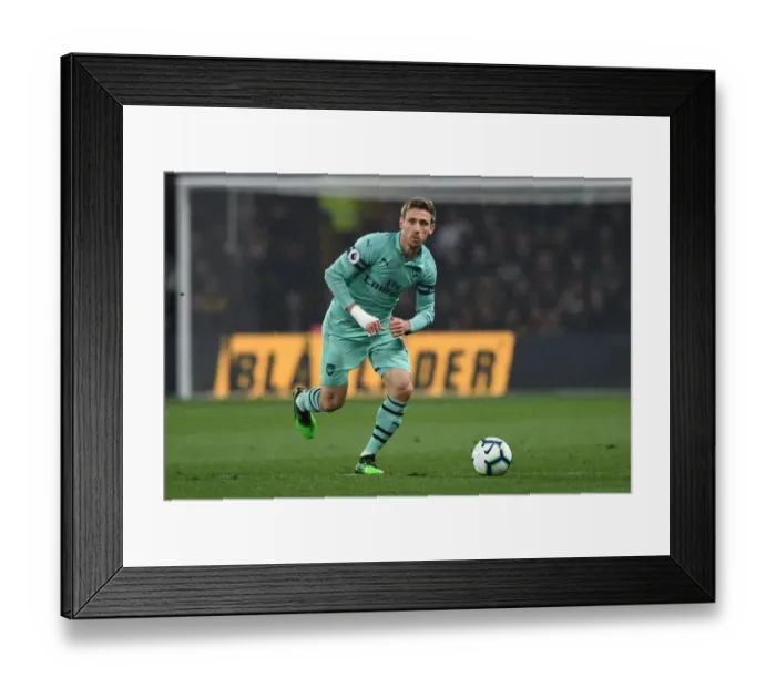 Framed Print : Nacho Monreal in Action: Arsenal vs. Watford, Premier League 2018-19 Framed Print : Nacho Monreal in Action: Arsenal vs. Watford, Premier League 2018-19