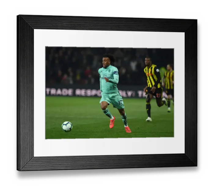 Framed Print : Arsenal's Alex Iwobi in Action: Watford vs Arsenal, 2018-19 Premier League Framed Print : Arsenal's Alex Iwobi in Action: Watford vs Arsenal, 2018-19 Premier League