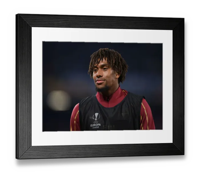Framed Print : Arsenal's Alex Iwobi in Napoli Showdown: Europa League Quarterfinals, 2018-19 Framed Print : Arsenal's Alex Iwobi in Napoli Showdown: Europa League Quarterfinals, 2018-19