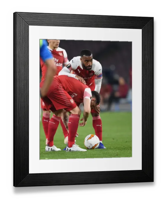 Framed Print : Arsenal vs Napoli: Europa League Quarterfinal Battle at Stadio San Paolo (2018-19)