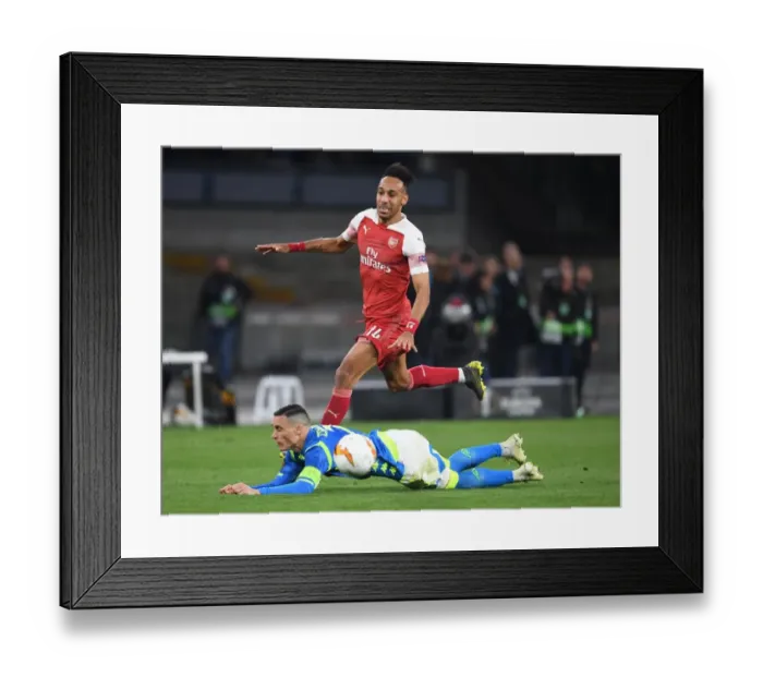 Framed Print : Arsenal vs. Napoli: Europa League Quarterfinals, Naples 2019