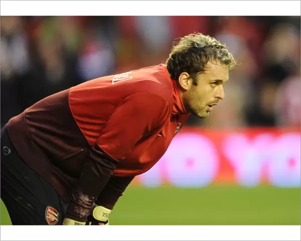 Manuel Almunia (Arsenal). Liverpool 1: 2 Arsenal, Barclays Premier League