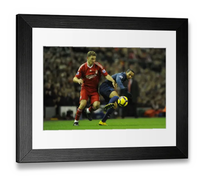 Framed Print : Theo Walcott Scores Past Fabio Aurelio: Liverpool 1 - Arsenal 2 (Barclays Premier League, 2009) Framed Print : Theo Walcott Scores Past Fabio Aurelio: Liverpool 1 - Arsenal 2 (Barclays Premier League, 2009)