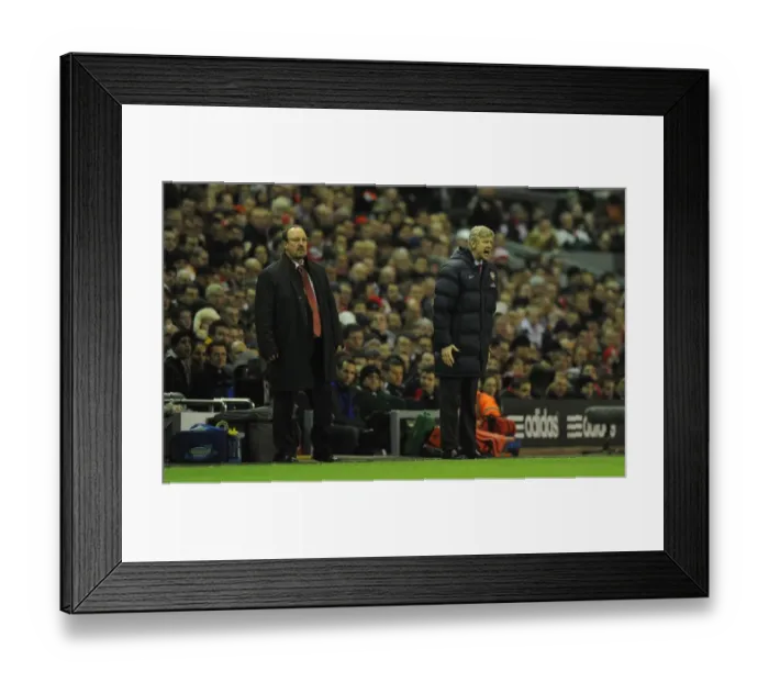 Framed Print : Wenger vs. Benitez: Liverpool 1-2 Arsenal, Premier League Rival Managers Framed Print : Wenger vs. Benitez: Liverpool 1-2 Arsenal, Premier League Rival Managers