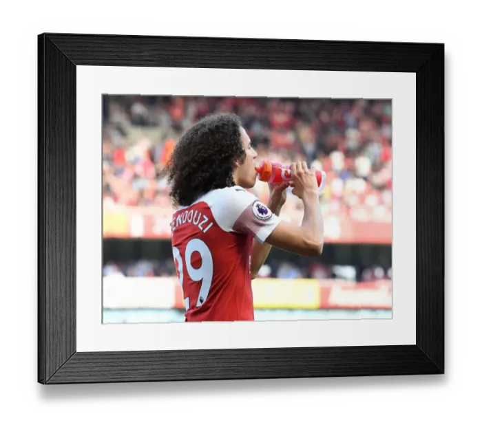 Framed Print : Matteo Guendouzi (Arsenal) Gatorade Framed Print : Matteo Guendouzi (Arsenal) Gatorade