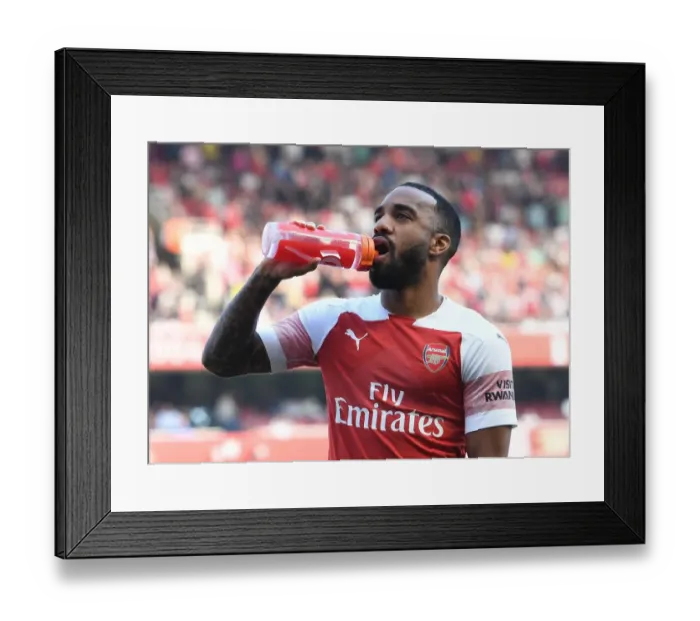 Framed Print : Alexandre Lacazette (Arsenal) Gatorade Framed Print : Alexandre Lacazette (Arsenal) Gatorade