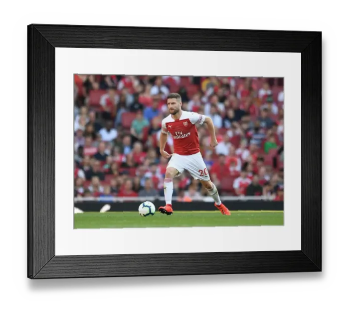 Framed Print : Arsenal's Mustafi Braces for Crystal Palace Battle in Premier League 2018-19 Framed Print : Arsenal's Mustafi Braces for Crystal Palace Battle in Premier League 2018-19