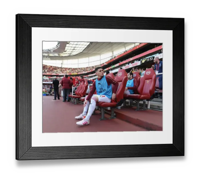 Framed Print : Lucas Torreira (Arsenal). Arsenal 2:3 Crystal Palace Framed Print : Lucas Torreira (Arsenal). Arsenal 2:3 Crystal Palace