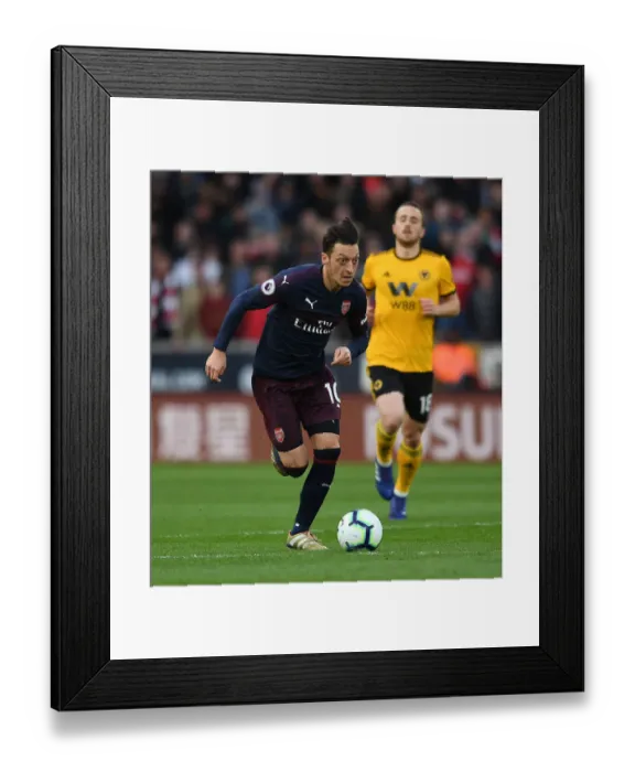 Framed Print : Mesut Ozil in Action: Arsenal vs. Wolverhampton Wanderers, Premier League 2018-19 Framed Print : Mesut Ozil in Action: Arsenal vs. Wolverhampton Wanderers, Premier League 2018-19