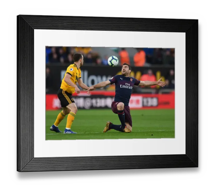 Framed Print : Sokratis in Action: Wolverhampton Wanderers vs. Arsenal FC, Premier League 2018-19 Framed Print : Sokratis in Action: Wolverhampton Wanderers vs. Arsenal FC, Premier League 2018-19