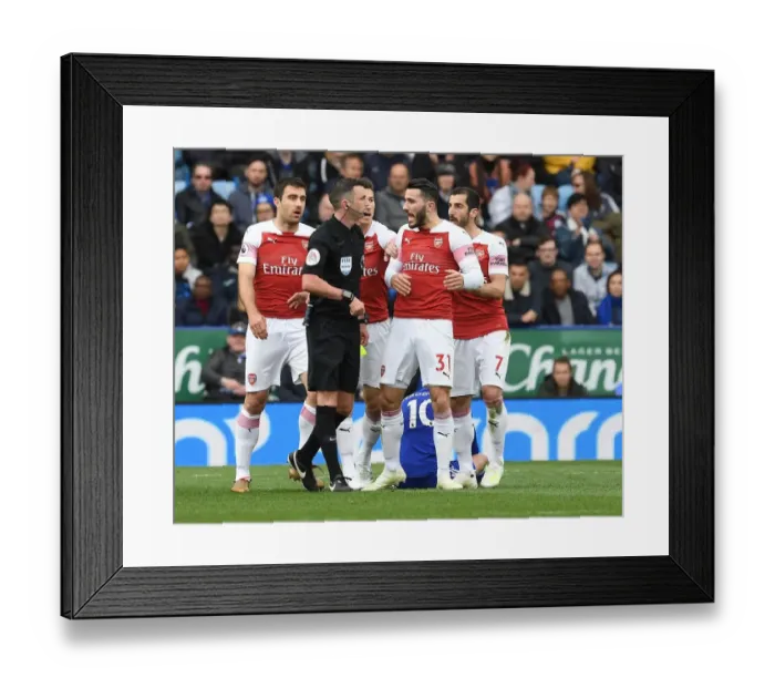 Framed Print : Arsenal vs Leicester City: Premier League Clash at The King Power Stadium, April 2019