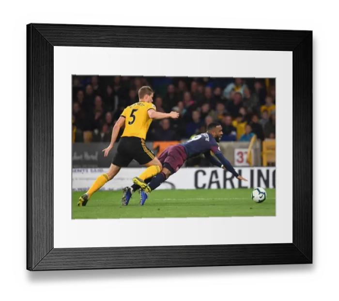 Framed Print : Wolverhampton Wanderers vs. Arsenal: Lacazette Fouls Marred Premier League Clash (2018-19) Framed Print : Wolverhampton Wanderers vs. Arsenal: Lacazette Fouls Marred Premier League Clash (2018-19)