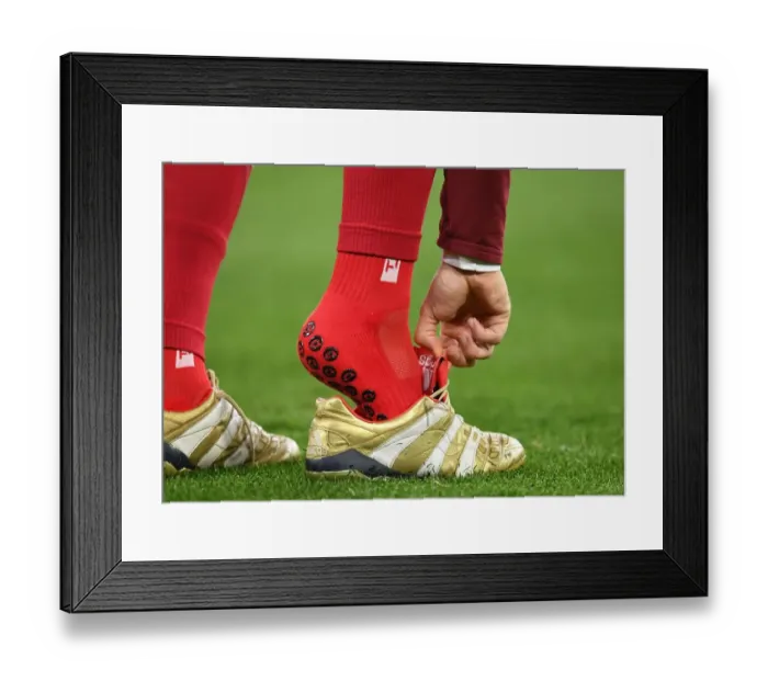 Framed Print : Mesut Ozil's Boots: Napoli v Arsenal UEFA Europa League Quarterfinal, Naples 2019 Framed Print : Mesut Ozil's Boots: Napoli v Arsenal UEFA Europa League Quarterfinal, Naples 2019
