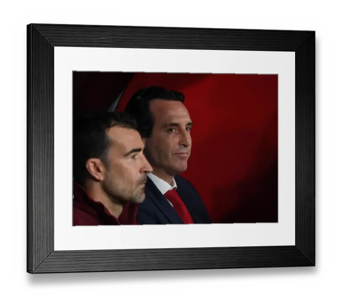 Framed Print : Unai Emery and Arsenal Ready for Europa League Clash against Napoli Framed Print : Unai Emery and Arsenal Ready for Europa League Clash against Napoli