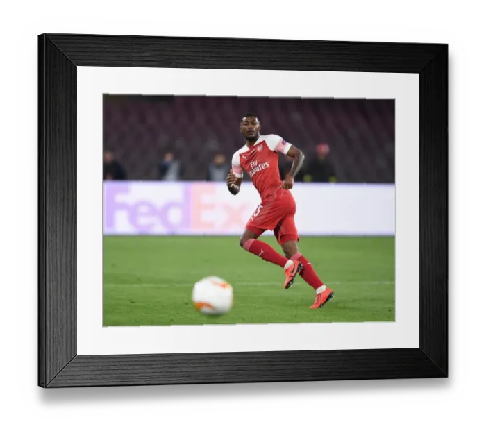 Framed Print : Arsenal's Ainsley Maitland-Niles in Napoli Showdown - UEFA Europa League Quarterfinals 2019 Framed Print : Arsenal's Ainsley Maitland-Niles in Napoli Showdown - UEFA Europa League Quarterfinals 2019
