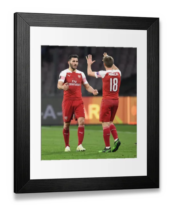 Framed Print : Arsenal's Europa League Triumph: Napoli Showdown Celebration Framed Print : Arsenal's Europa League Triumph: Napoli Showdown Celebration