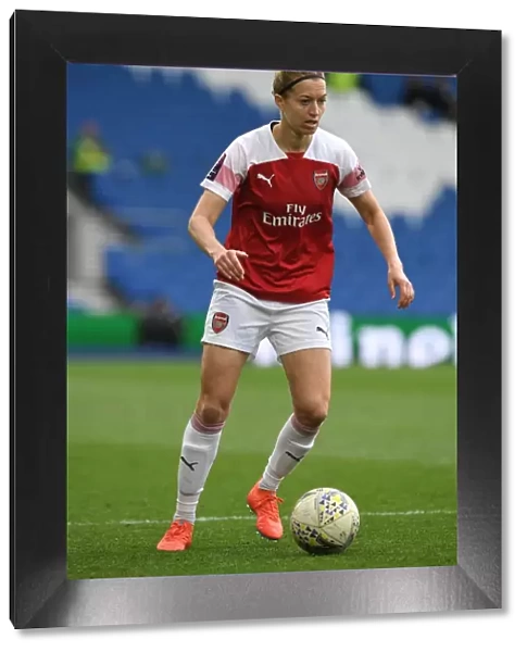 Arsenal's Janni Arnth in Action against Brighton & Hove Albion Women