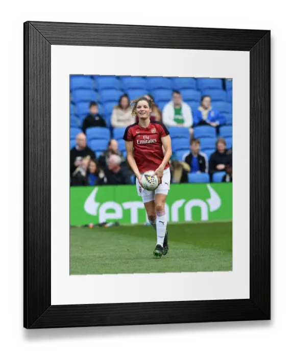 Framed Print : Dominique Bloodworth of Arsenal: Focused and Ready for Brighton & Hove Albion Women Showdown Framed Print : Dominique Bloodworth of Arsenal: Focused and Ready for Brighton & Hove Albion Women Showdown