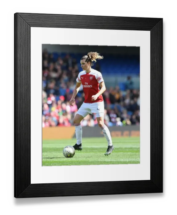 Framed Print : Dominique Bloodworth in Action: Arsenal Women vs. Brighton & Hove Albion Women, FA WSL