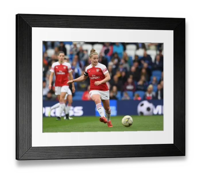 Framed Print : Kim Little in Action: Arsenal Women vs. Brighton & Hove Albion Women, FA WSL