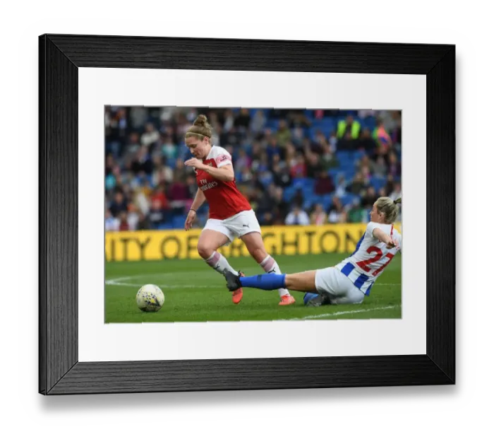 Framed Print : Clash of Talents: Kim Little vs. Megan Connolly in FA WSL Showdown