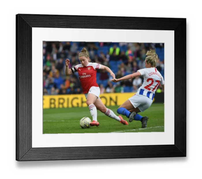Framed Print : Clash of Champions: Kim Little vs. Megan Connolly - FA WSL Showdown