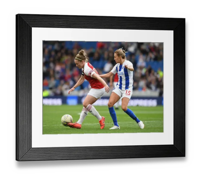 Framed Print : Clash of Stars: Kim Little vs. Kayleigh Green in FA WSL Showdown