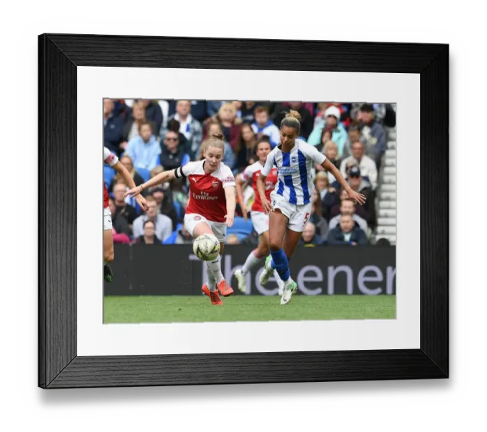 Framed Print : Clash of the Midfield Masters: Kim Little vs. Fern Whelan - FA WSL Showdown Framed Print : Clash of the Midfield Masters: Kim Little vs. Fern Whelan - FA WSL Showdown