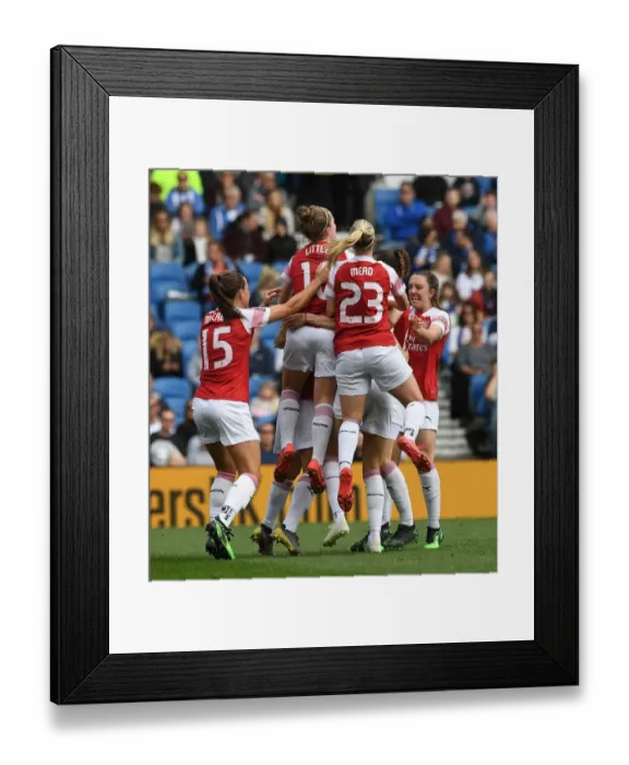 Framed Print : Vivianne Miedema's Strike: Arsenal Women Triumph Over Brighton & Hove Albion Framed Print : Vivianne Miedema's Strike: Arsenal Women Triumph Over Brighton & Hove Albion