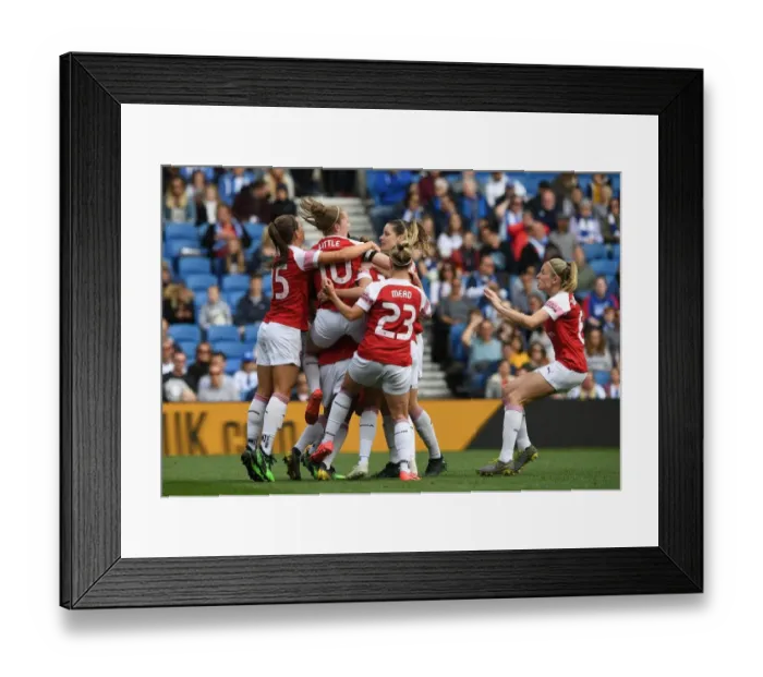 Framed Print : Vivianne Miedema Scores Thriller: Arsenal Women Topple Brighton & Hove Albion Framed Print : Vivianne Miedema Scores Thriller: Arsenal Women Topple Brighton & Hove Albion