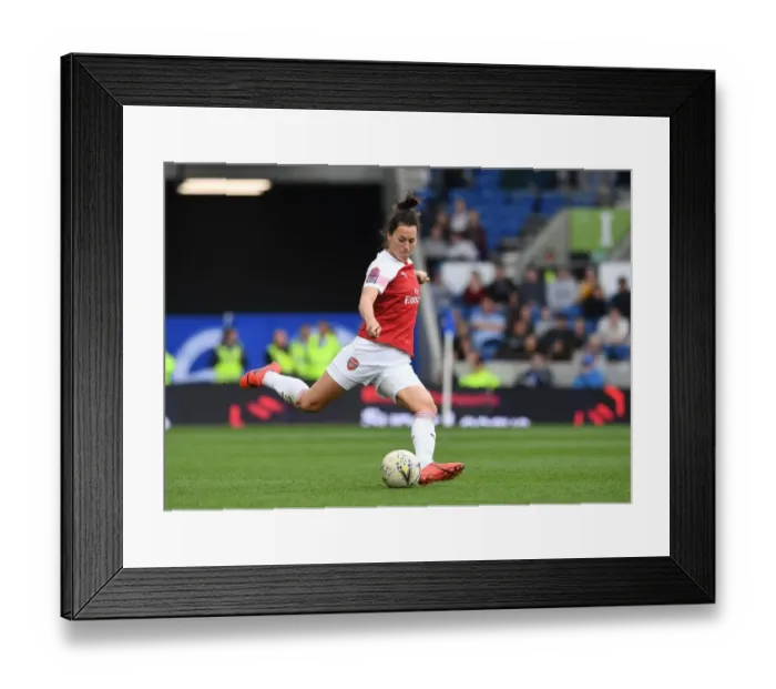 Framed Print : Viki Schnaderbeck in Action: Brighton & Hove Albion Women vs. Arsenal Women, FA WSL