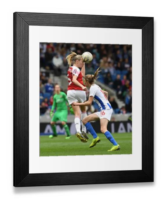 Framed Print : Head-to-Head: Leah Williamson vs Ellie Brazil - FA WSL Showdown