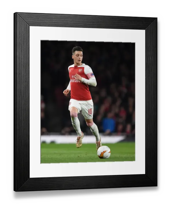 Framed Print : Arsenal vs Valencia: UEFA Europa League Semi-Final Showdown at Emirates Stadium, London, 2019
