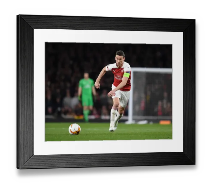 Framed Print : Arsenal vs Valencia: UEFA Europa League Semi-Final Showdown at Emirates Stadium, London, 2019 Framed Print : Arsenal vs Valencia: UEFA Europa League Semi-Final Showdown at Emirates Stadium, London, 2019