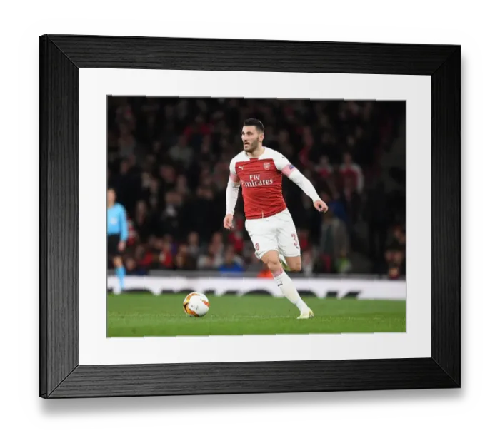 Framed Print : Arsenal vs Valencia: UEFA Europa League Semi-Final Showdown at Emirates Stadium, London, 2019