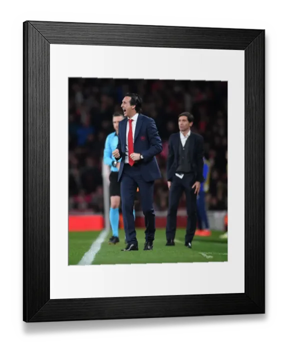 Framed Print : Unai Emery and Arsenal Gear Up for Europa League Semi-Final Clash against Valencia