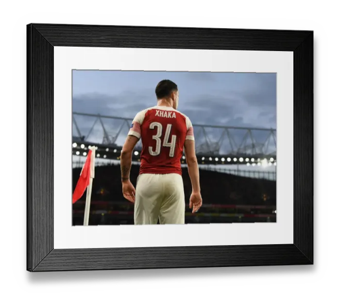 Framed Print : Arsenal vs Valencia: UEFA Europa League Semi-Final Showdown at Emirates Stadium, London 2019