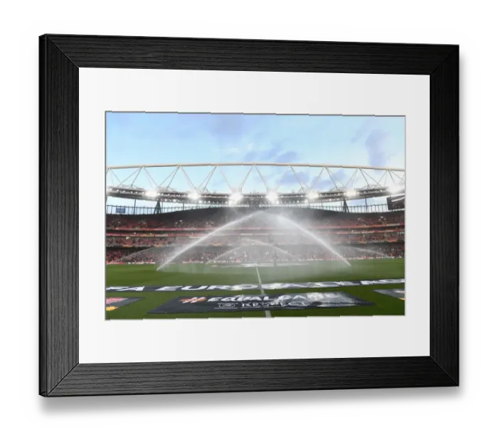 Framed Print : Arsenal vs Valencia: UEFA Europa League Semi-Final Showdown at Emirates Stadium, London 2019