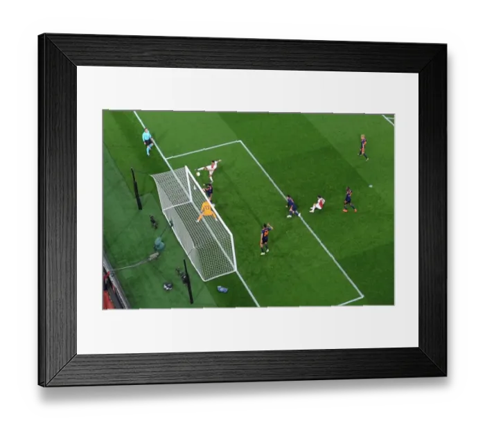 Framed Print : Arsenal's Aubameyang Scores Hat-Trick in Europa League Semi-Final First Leg Victory over Valencia Framed Print : Arsenal's Aubameyang Scores Hat-Trick in Europa League Semi-Final First Leg Victory over Valencia