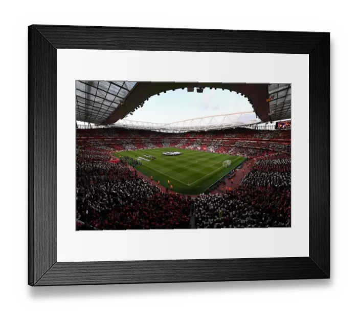 Framed Print : Arsenal's Emirates Stadium Awaits Valencia in Europa League Semi-Final